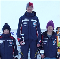 Drei Podestplätze am Leki-Cup-Slalom in Saanen