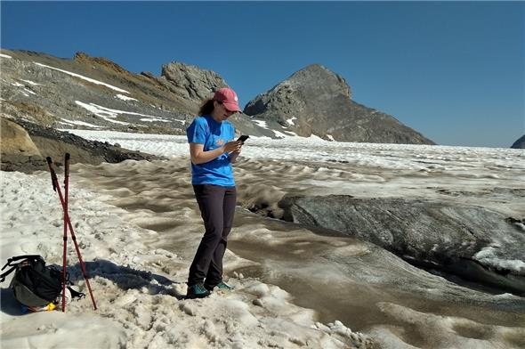 Rückkehr zum Glacier de la Plaine Morte 
