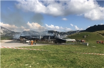 Bergrestaurant Seeberg durch Feuer zerstört