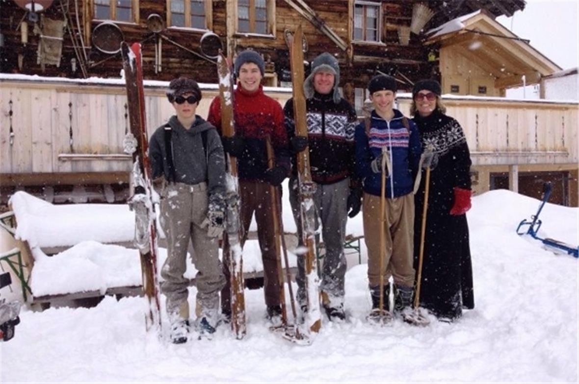 Ski-Fest auf dem Jaunpass