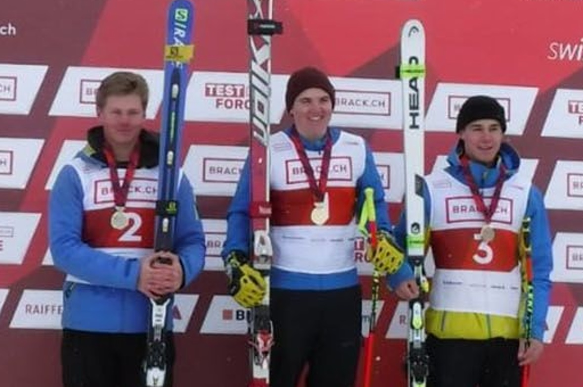 Franjo von Allmen holte Bronze im Super-G U18 und Florian Kunz ist bester Berner Oberländer