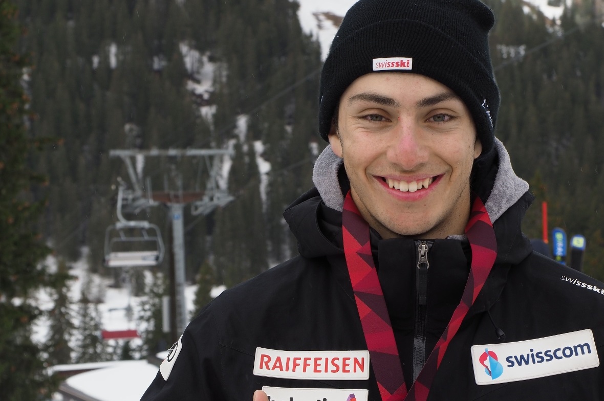Gil Martin wurde zum zweiten Mal Junioren-Schweizermeister im Skicross